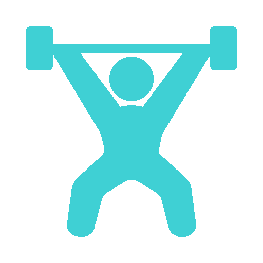 Weightlifting icon representing post-workout recovery