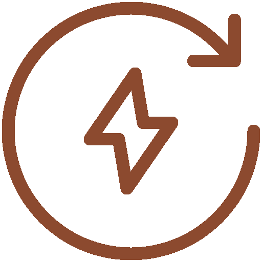 Recovery icon representing recharge and support