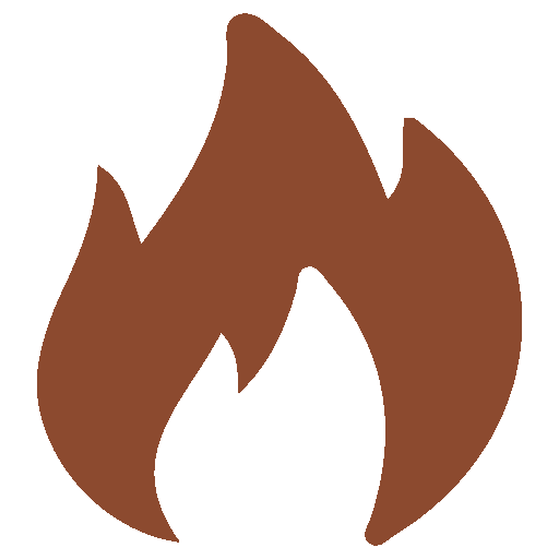 Flame icon representing deep sauna heat